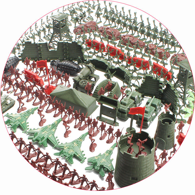 Ensemble de modèles de petits soldats, 500 pièces, jouets pour enfants de 4Cm