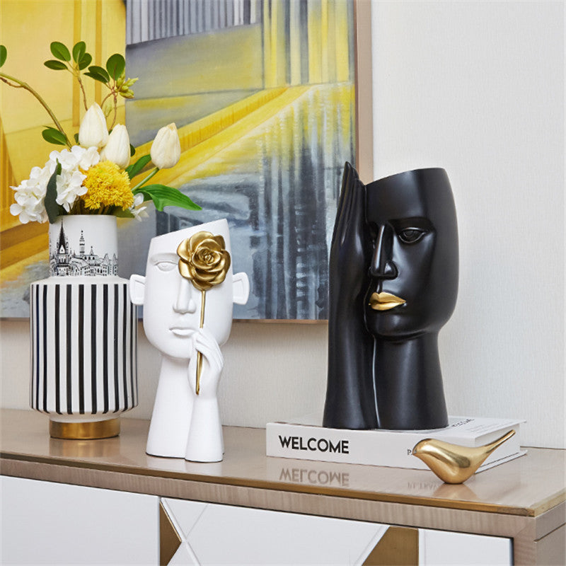 Vase d'art créatif, décoration de salon