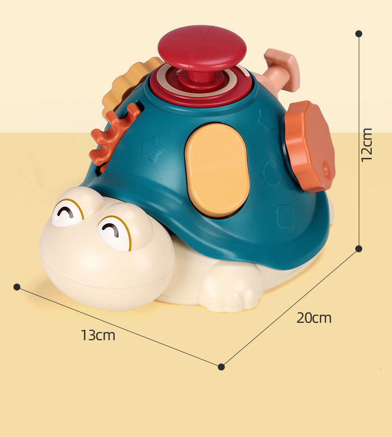 Jouet d'exploration des doigts de tortue, jouet d'éducation précoce pour bébé