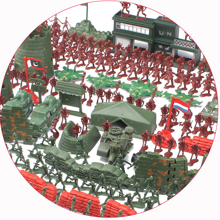 Ensemble de modèles de petits soldats, 500 pièces, jouets pour enfants de 4Cm
