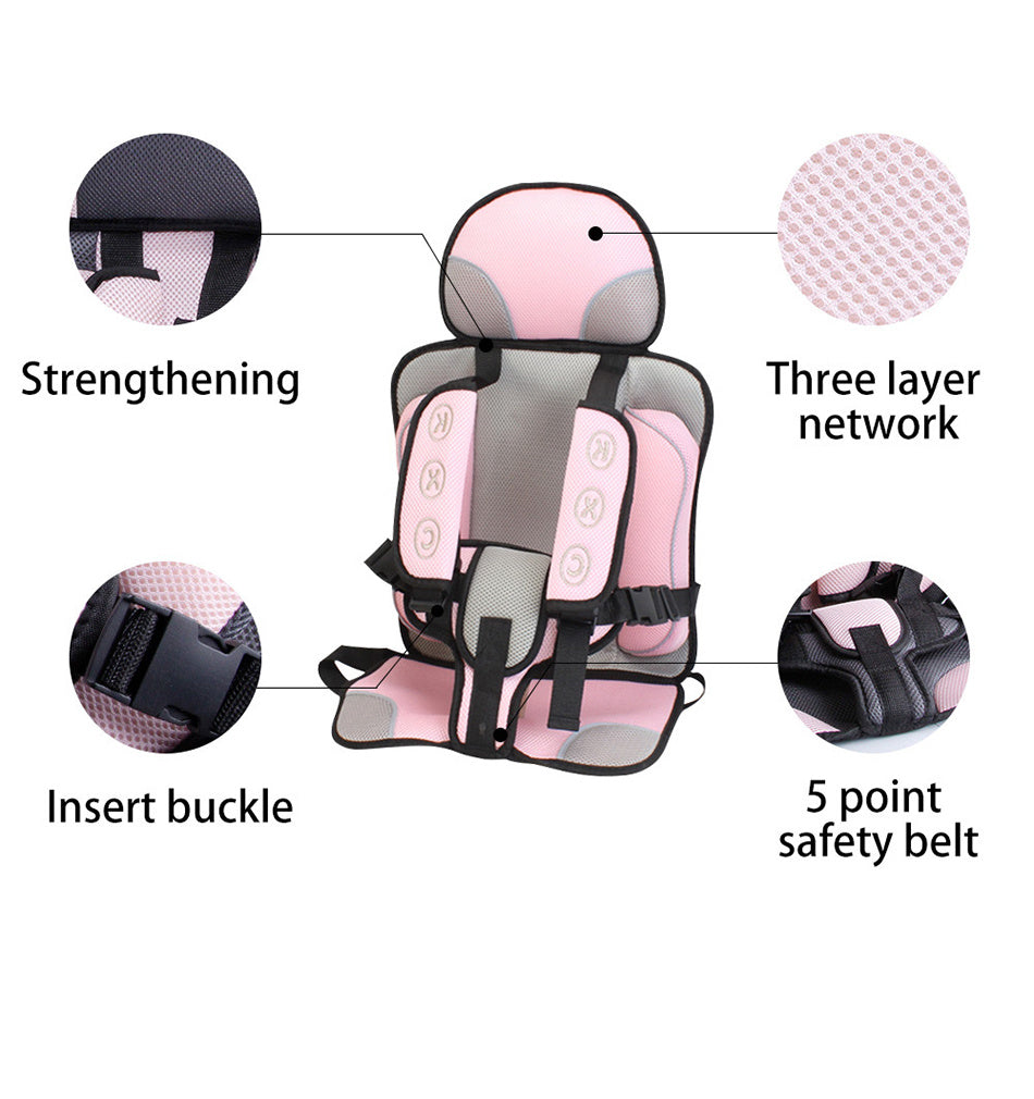 Coussin de siège de ceinture de sécurité pour enfant