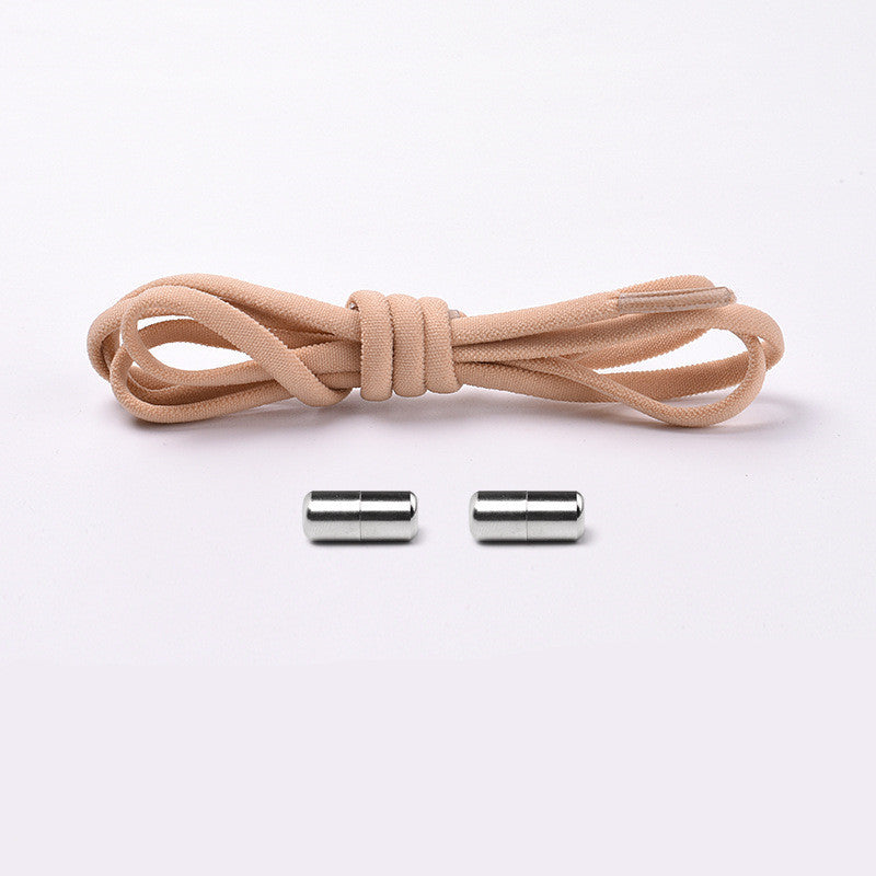 Lacets élastiques sans cravate lacets de chaussures en demi-cercle pour enfants et adultes baskets lacets de verrouillage en métal paresseux rapides cordes de chaussures