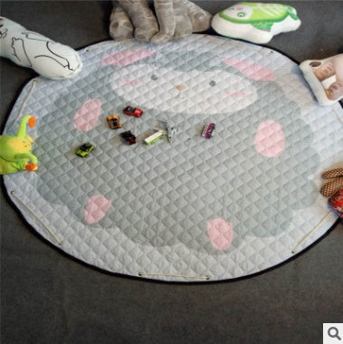Tapis de rangement pour voiture en coton, modèles d'explosion Ins, tapis de rangement pour jouets, sortie ronde, tapis d'escalade pour enfants, sac de rangement