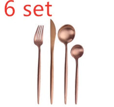 ensemble de cuillères en acier inoxydable de vaisselle
