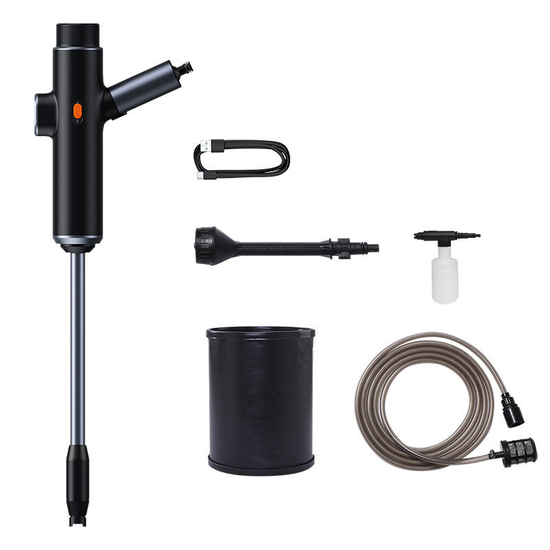 Pistolet à eau haute pression de nettoyage sans fil monté sur véhicule