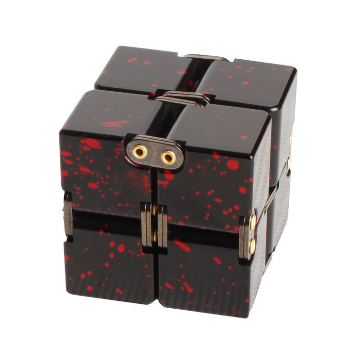 Jouet anti-Stress Cube infini en métal de qualité supérieure, décompresse Portable, jouets relaxants pour enfants et adultes