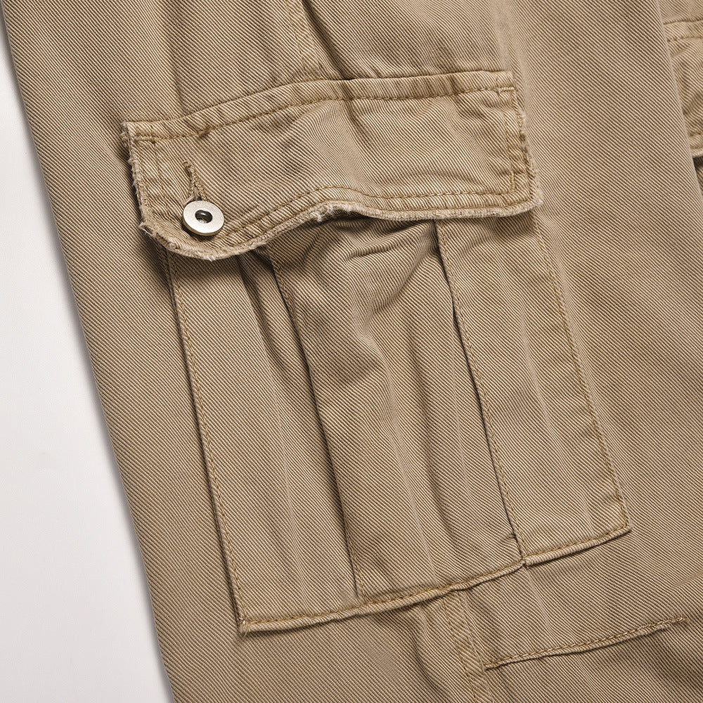 Fashion Work Clothes Casual Men's Wide-leg Pants
