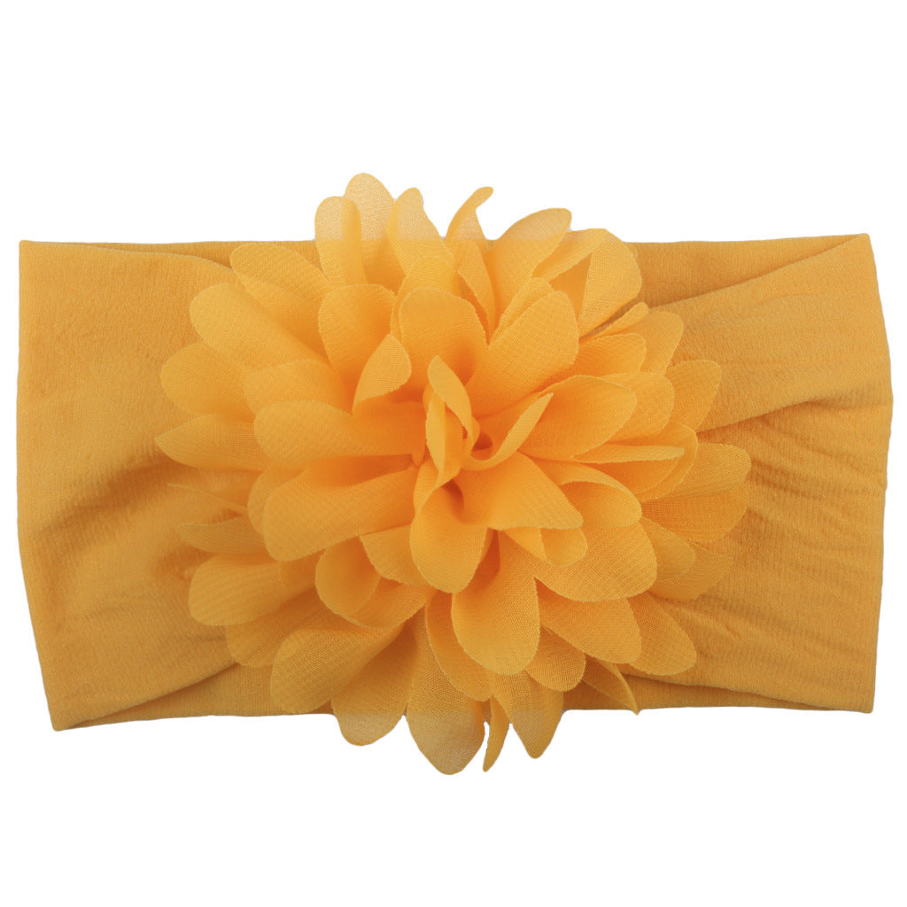 Bandeau créatif en mousseline de soie, accessoires pour cheveux de bébé, bandeau de princesse mignon