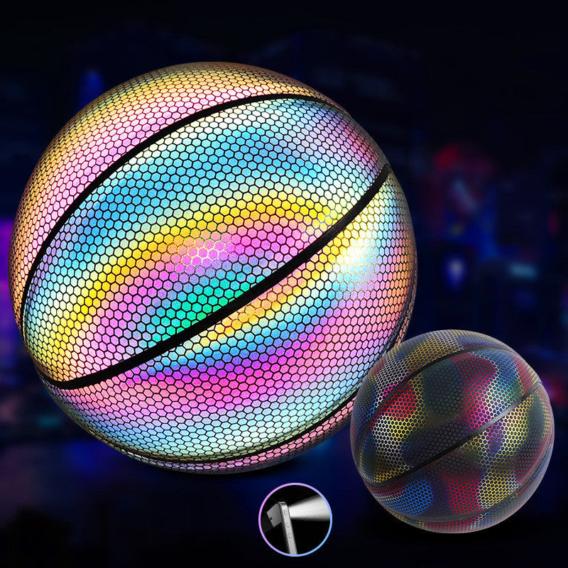 Baloncesto fluorescente brillante