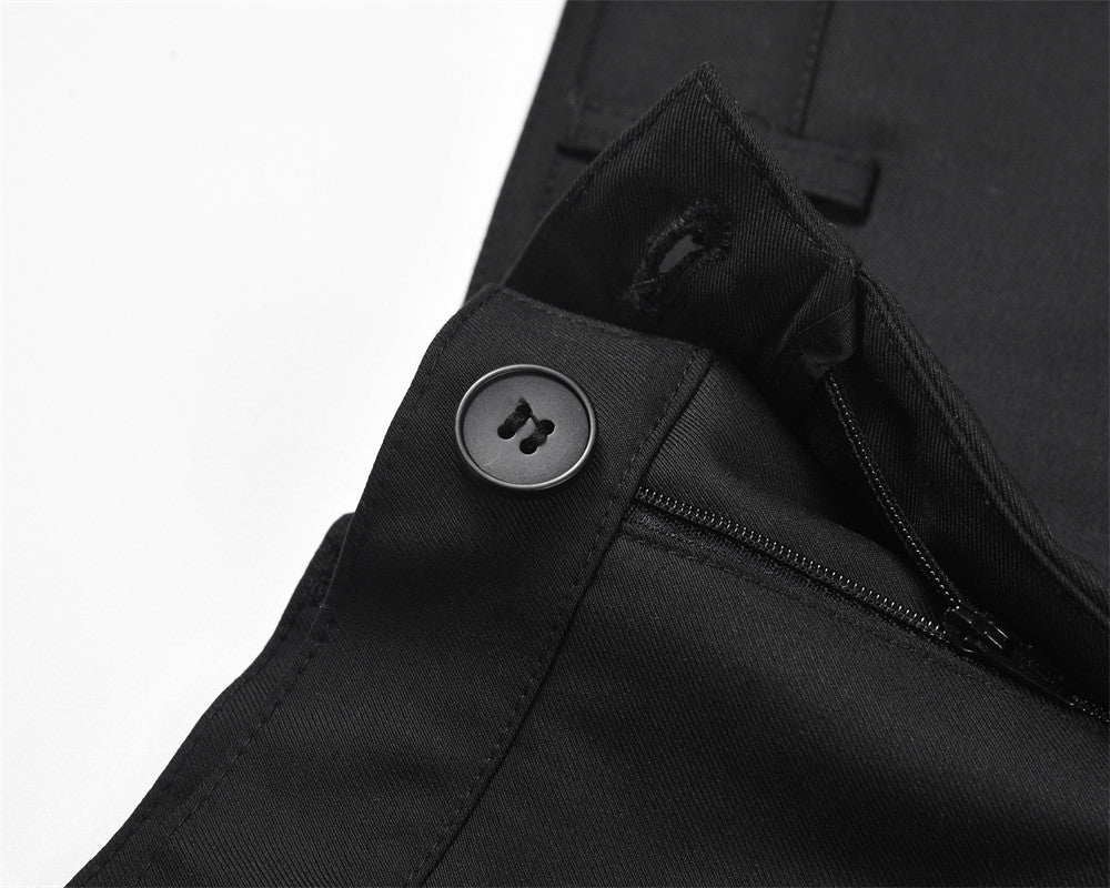 Draped Casual Pants Men's Solid Color Simple