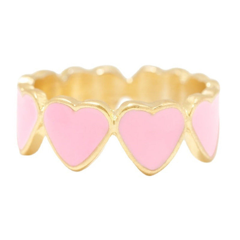 Bague en titane et acier, style européen et américain, phrase anglaise, élément de fleur Howdy, vous êtes parfait