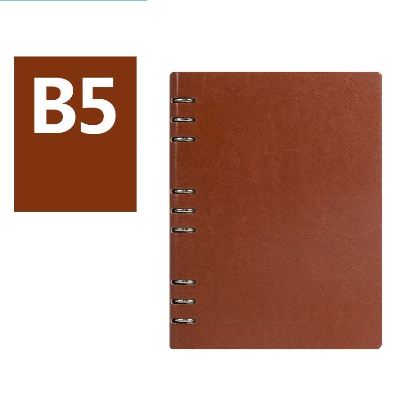 Cahier d'affaires simple à feuilles mobiles