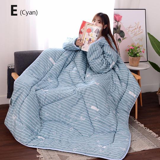 Couette d'hiver paresseuse avec manches