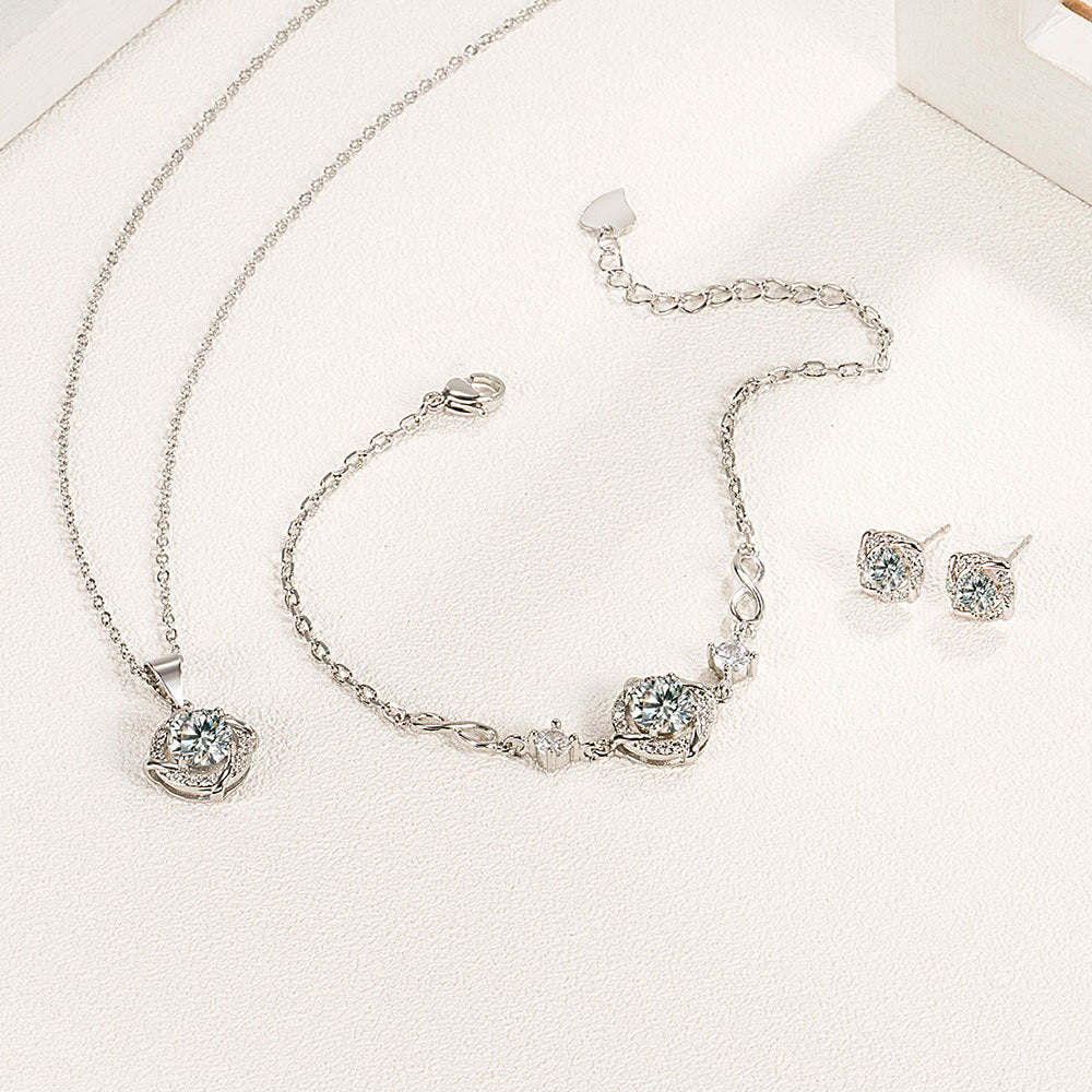 Pendentif collier oreille clou bracelet costume femme diamant moulin à vent