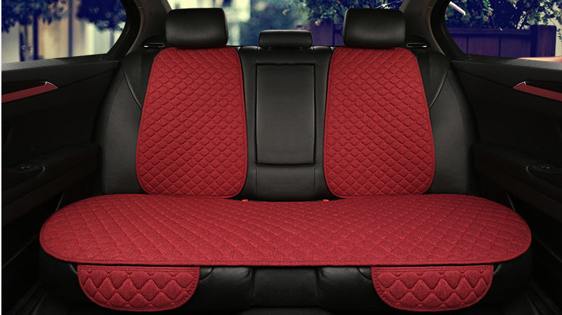 Protector de funda de asiento de coche de lino