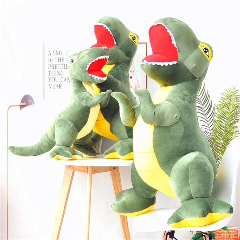 Jouets en peluche dinosaure tyrannosaure de dessin animé, poupées mignonnes pour enfants garçons, cadeau de noël, nouvelle collection