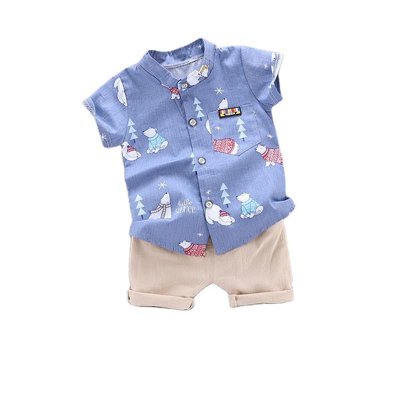 Été nouveaux vêtements pour enfants coréen garçon bébé infantile enfant