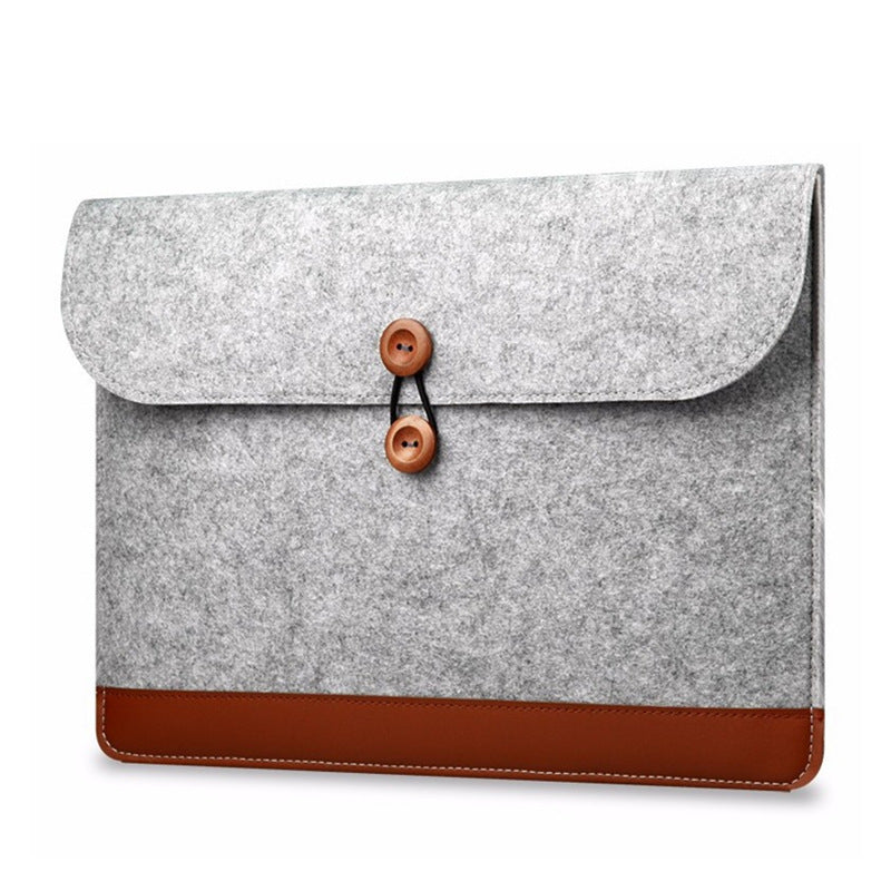 Funda protectora plana de fieltro