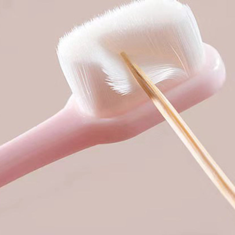 Brosse à dents Ultra-fine, poils Super doux, nettoyage en profondeur, Portable, outils de soins bucco-dentaires, nettoyage buccal, voyage