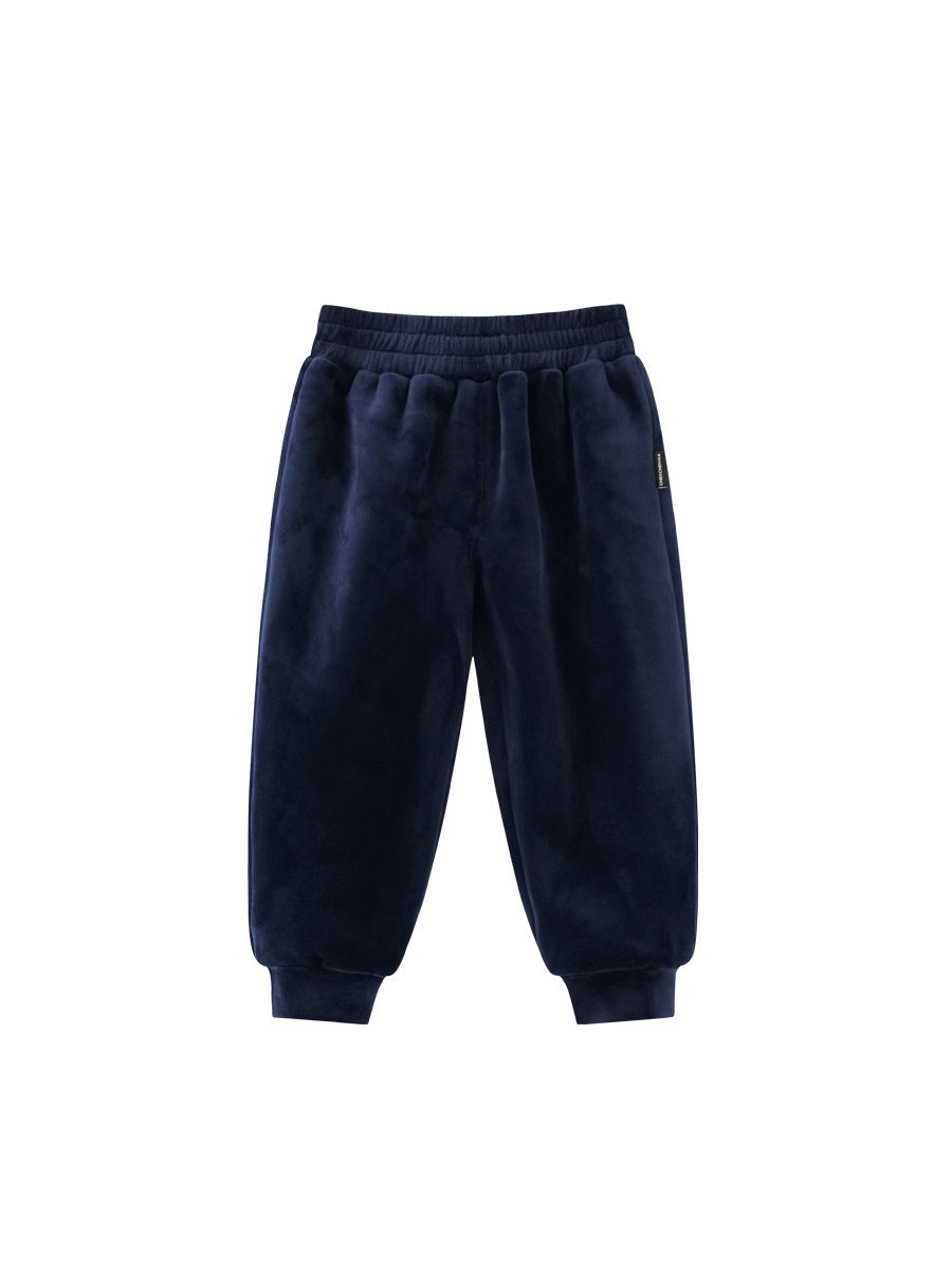 Pantalon garçon plus velours