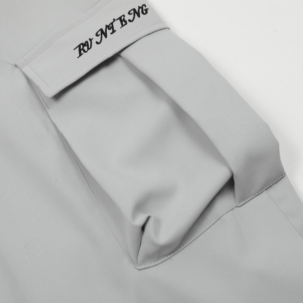 Men's American Niche Loose Casual Drawstring Ankle-tied Sweatpants