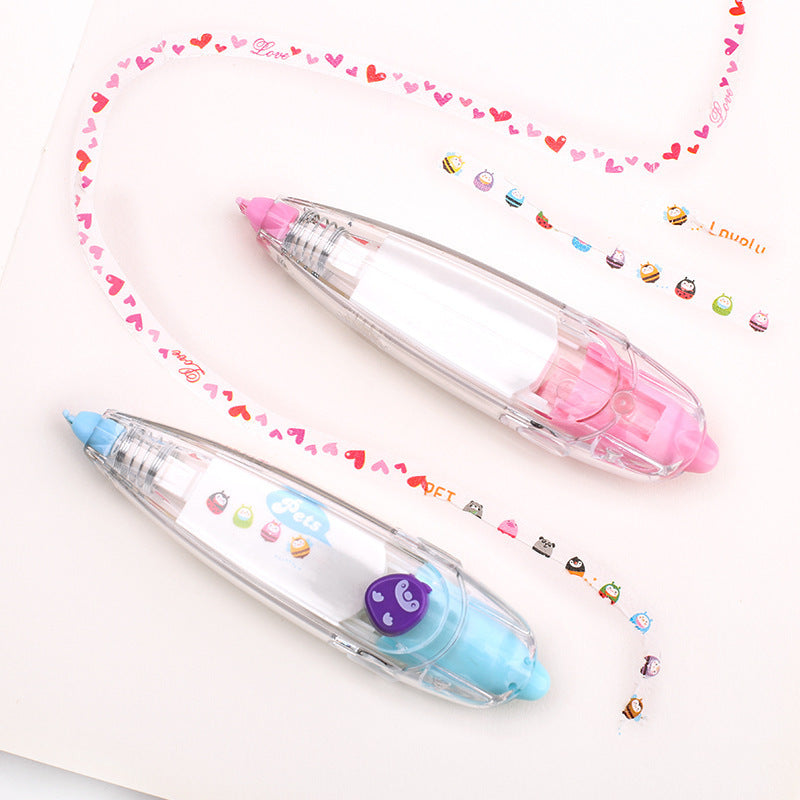 Cinta correctora de encaje, cinta decorativa de papelería