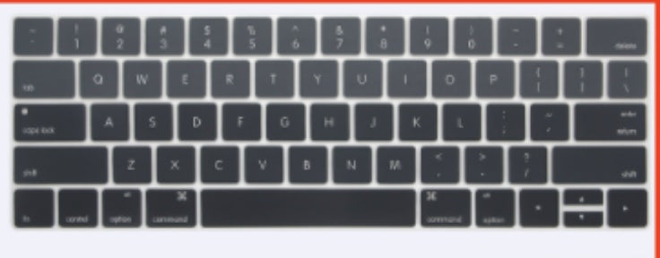 Compatible avec Apple, convient au film de protection pour clavier d'ordinateur portable MacBook