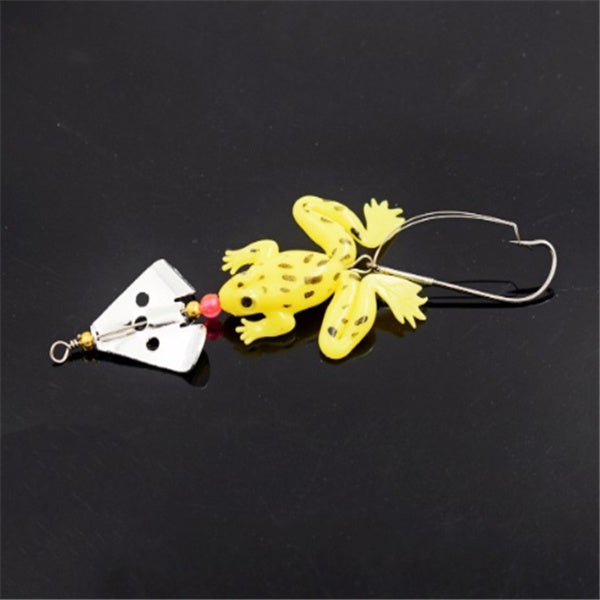 Paillettes tournantes et appât contre les grenouilles