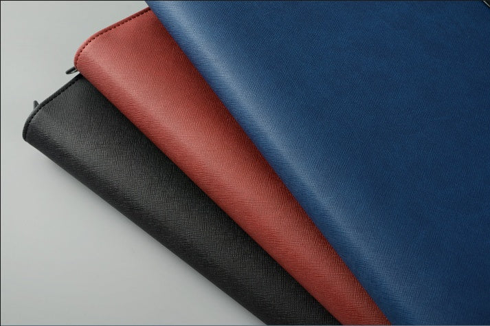 Dossier rechargeable multifonctionnel carnet de voyage livre de composition sac de gestionnaire d'entreprise dossier de fichiers avec chargeur d'alimentation sans fil support de sac mobile