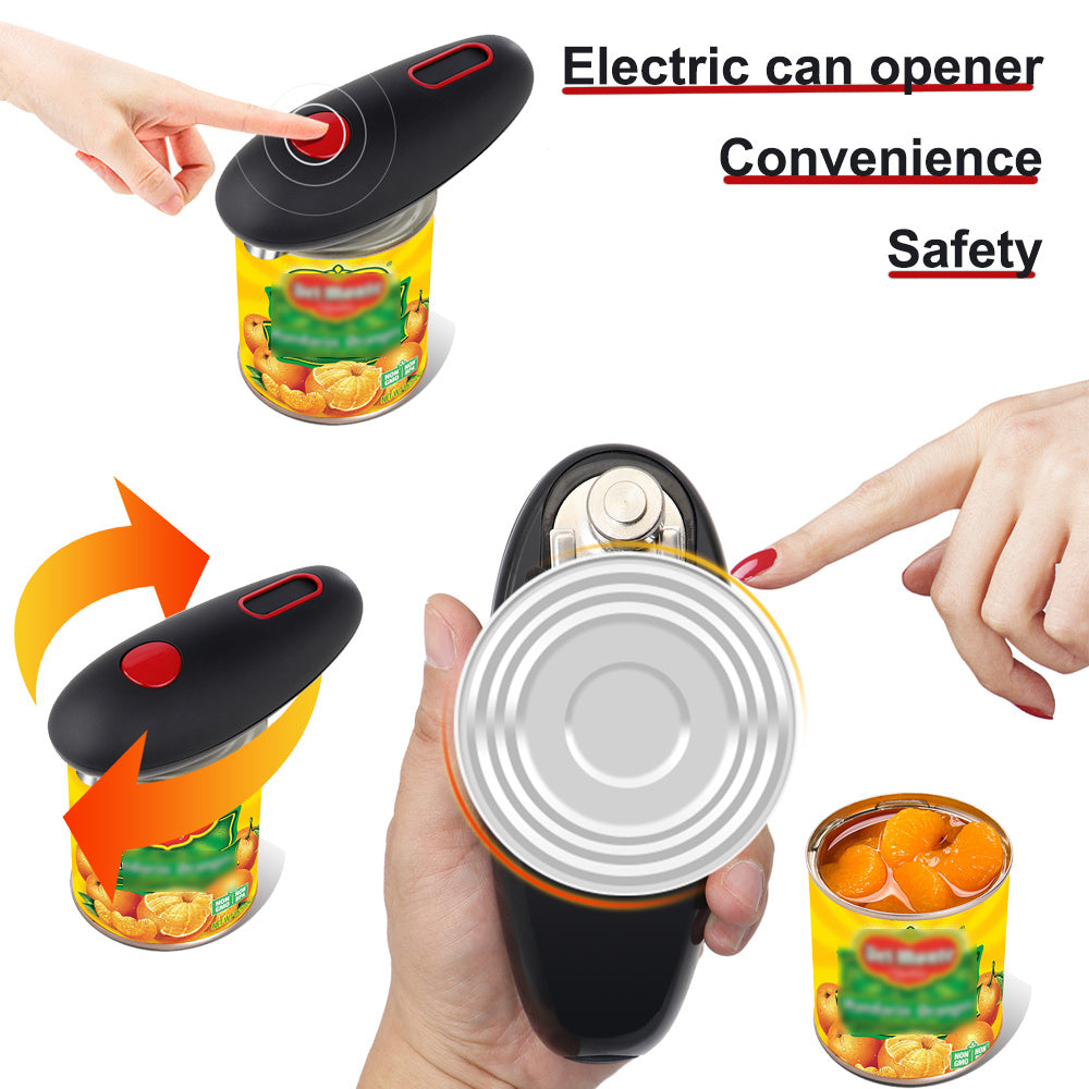 Ouvre-boîte électrique ouvre-bouteille automatique sans fil, bords tactiles en étain, ouvre-bocal portatif, Gadgets d'outils de Bar de cuisine