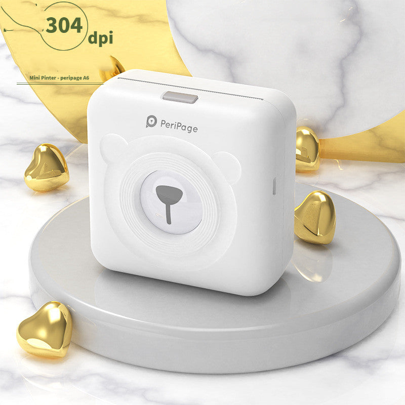 Mini impresora térmica inalámbrica Bliuetooth, impresora de etiquetas adhesivas de papel