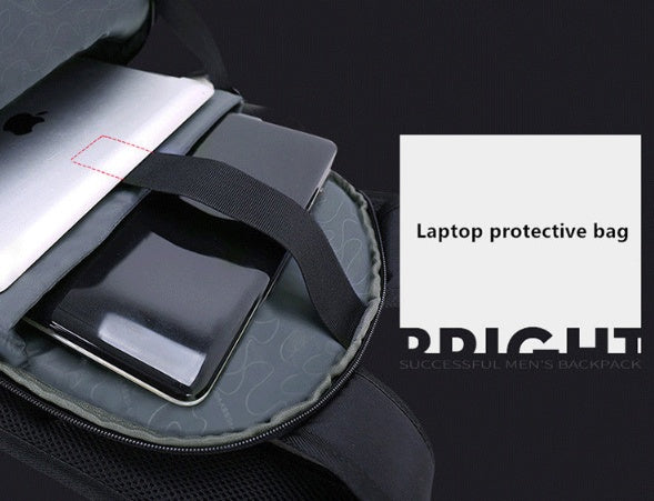 Mochila multifuncional antirrobo de hombro para hombre