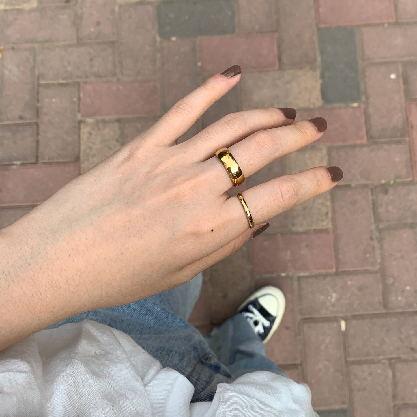 Fashion Personalized Glossy Ring For Women