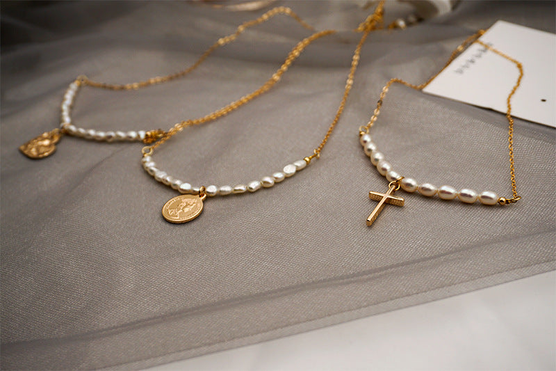 Fashion Cross Ladies Clavicle Chain