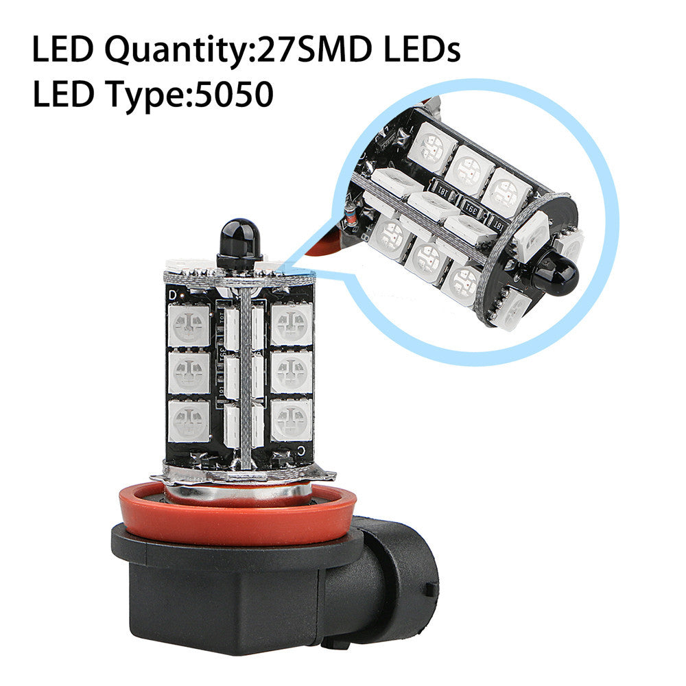 Mettez en surbrillance RVB avec des antibrouillards télécommandés Feux antibrouillard colorés