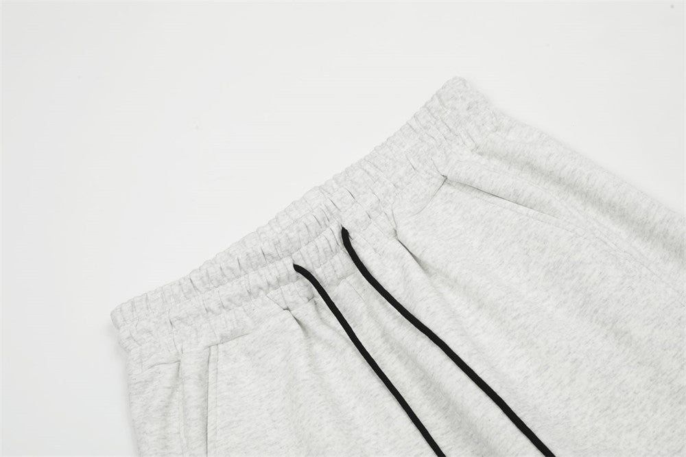 Men's Side Stripe Stitching Loose Straight Trousers With An Elasticated Waist