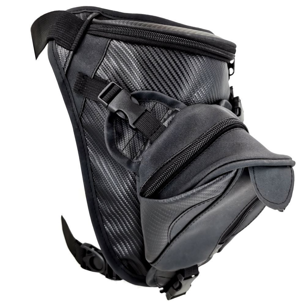 Sac de jambe amovible, imperméable, élégant et polyvalent.