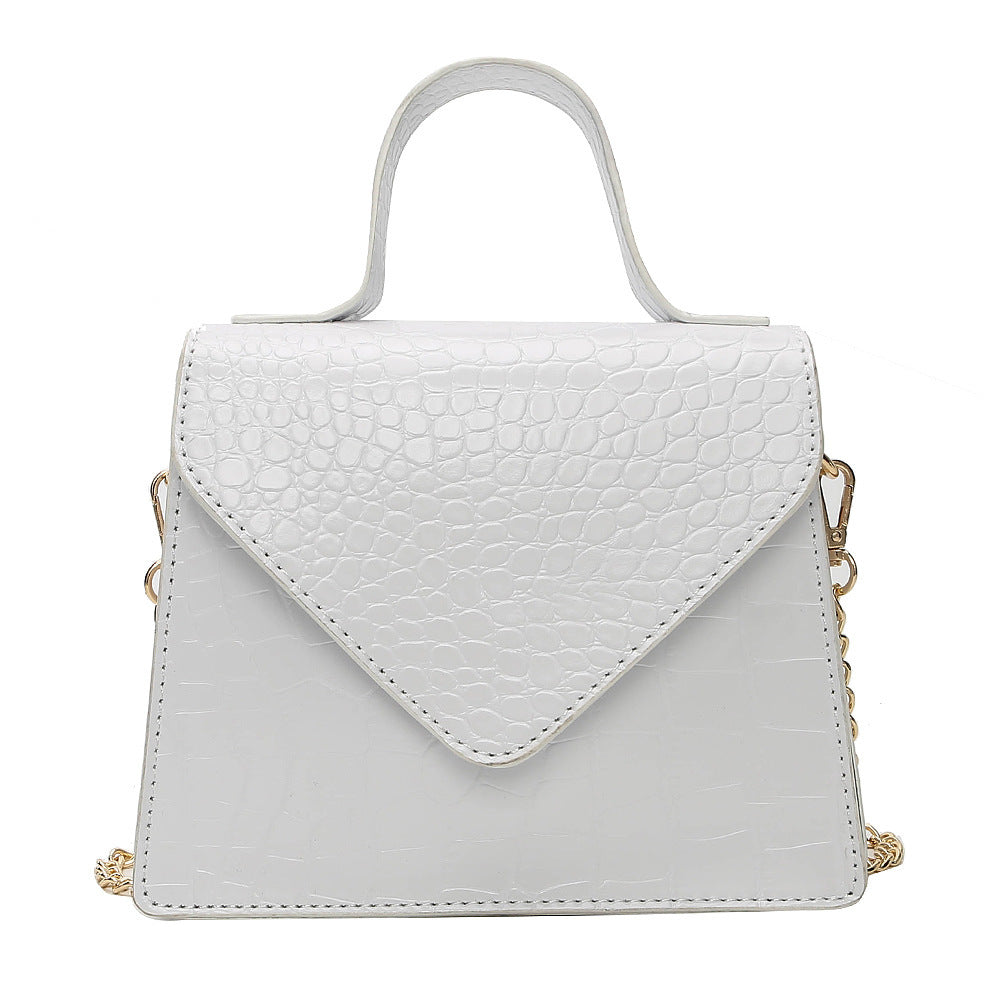 Sac à bandoulière portable avec chaîne en PU