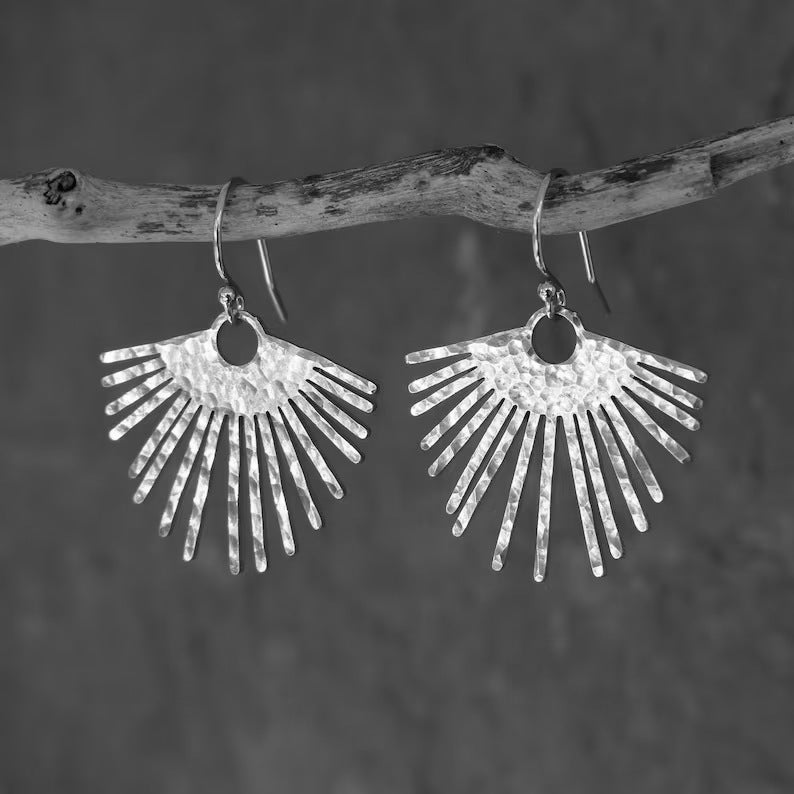 Boucles d'oreilles pendantes en forme de tournesol, style bohème, créatif, Vintage, simples