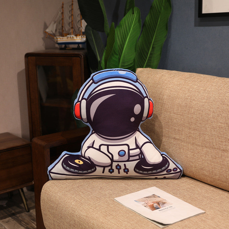 Oreiller en peluche série spatiale, jouets d'astronaute, fusée, vaisseau spatial, poupée en peluche, oreiller de sieste, cadeaux d'anniversaire pour enfants