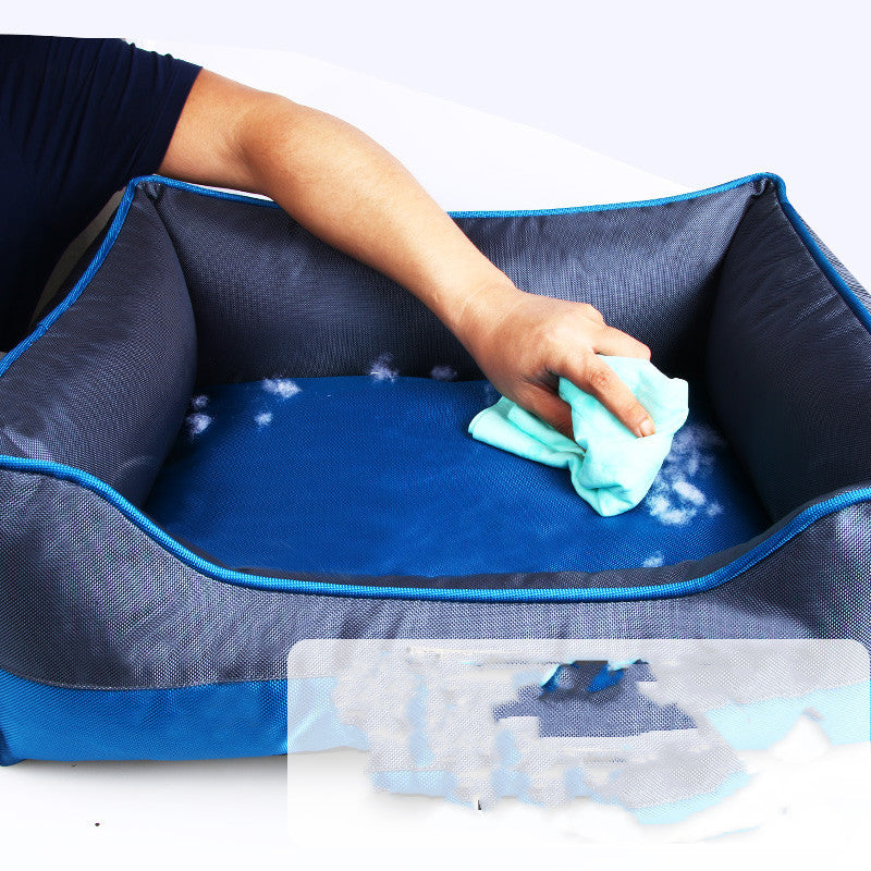 Cama para mascotas tipo caseta para perros