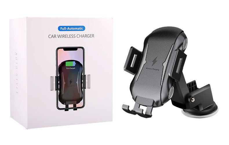 Cargador inalámbrico para coche de carga rápida.