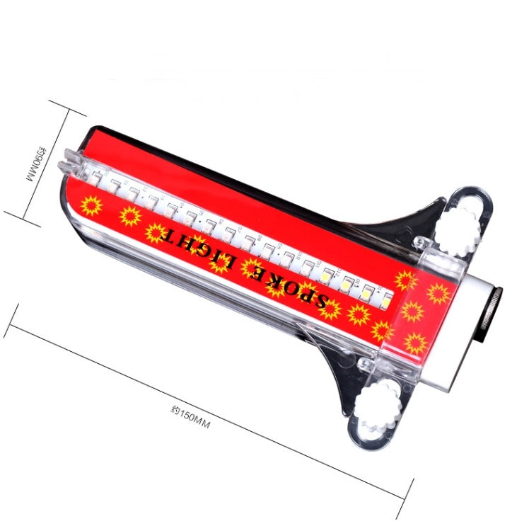 Lumières de vélo LED étanches, bande de lampe de roue, 32 modèles