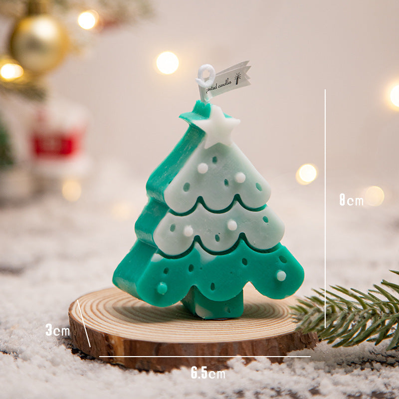 Moules en Silicone pour arbre de noël, pour bricolage, décoration d'ambiance créative, bougies parfumées faites à la main