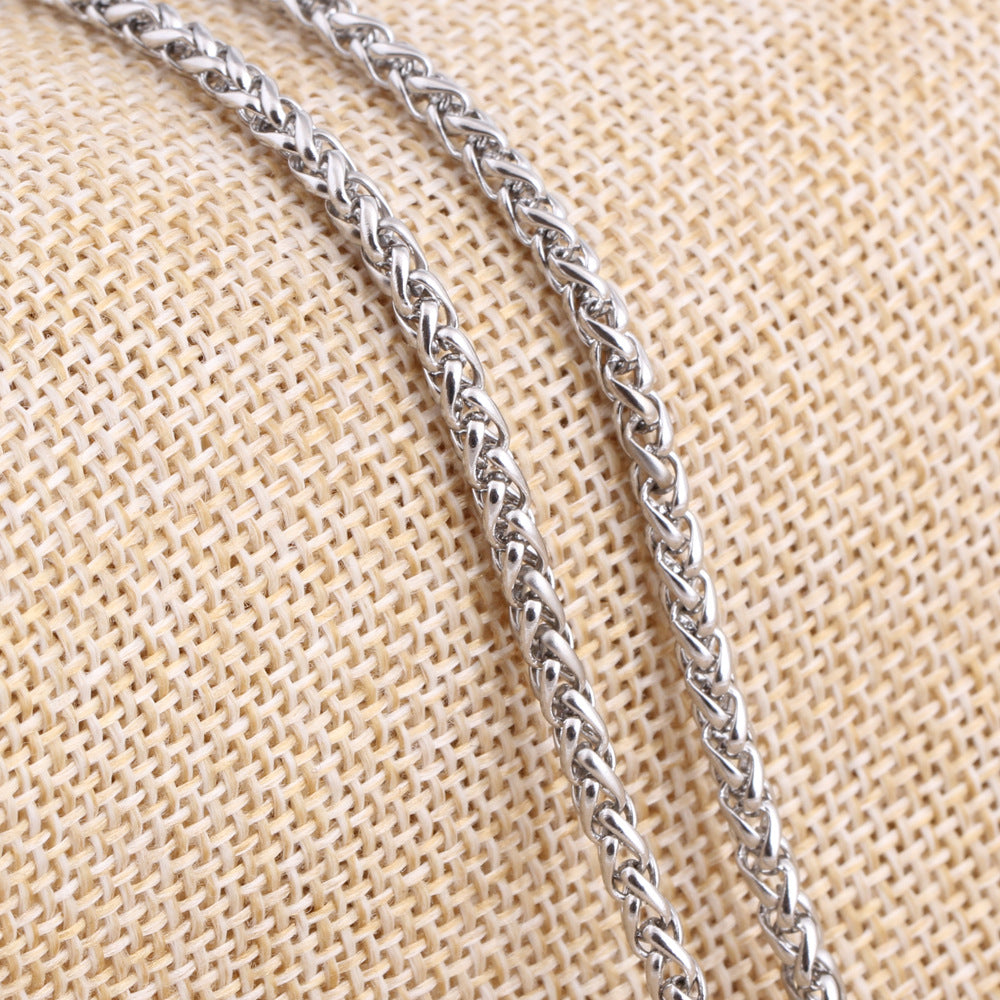 European And American Personalized Street Workout Ins Stainless Steel Necklace