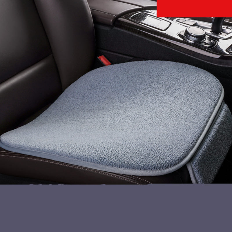 Coussin de siège de voiture en peluche polaire, coussin de siège d'hiver sans dossier, pièce unique