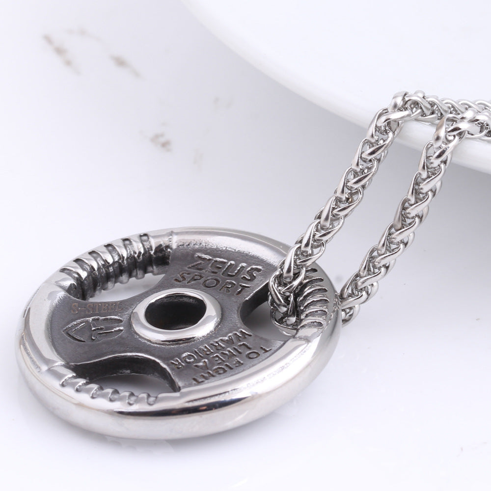 European And American Personalized Street Workout Ins Stainless Steel Necklace