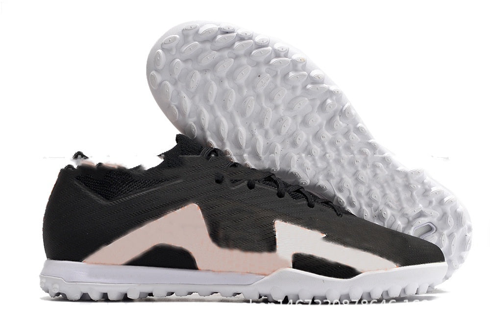 Zapatillas de deporte de fútbol con cojín para césped aireado MD impermeables de punto de caña baja