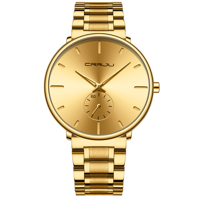 Nuevo reloj para hombre multicolor con correa de acero