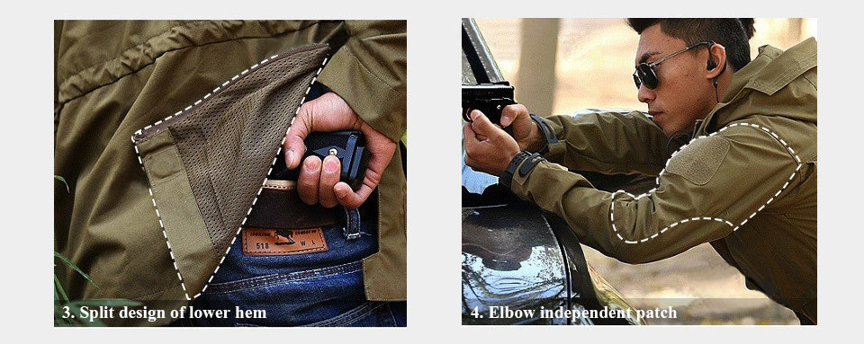 M65 Reino Unido Ropa del Ejército de EE. UU. Rompevientos táctico informal